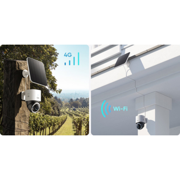 Eufy 4G LTE Beveiligingscamera S330 voor buiten met Zonnepaneel