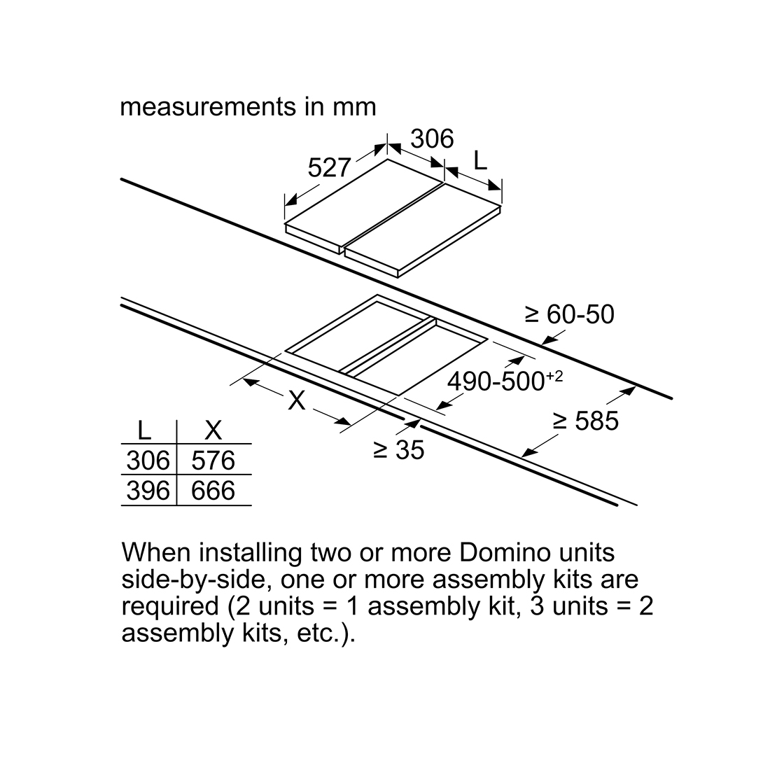 Bosch PKF375FP2E Domino-Elektrokochfeld mit Designrahmen 30 cm