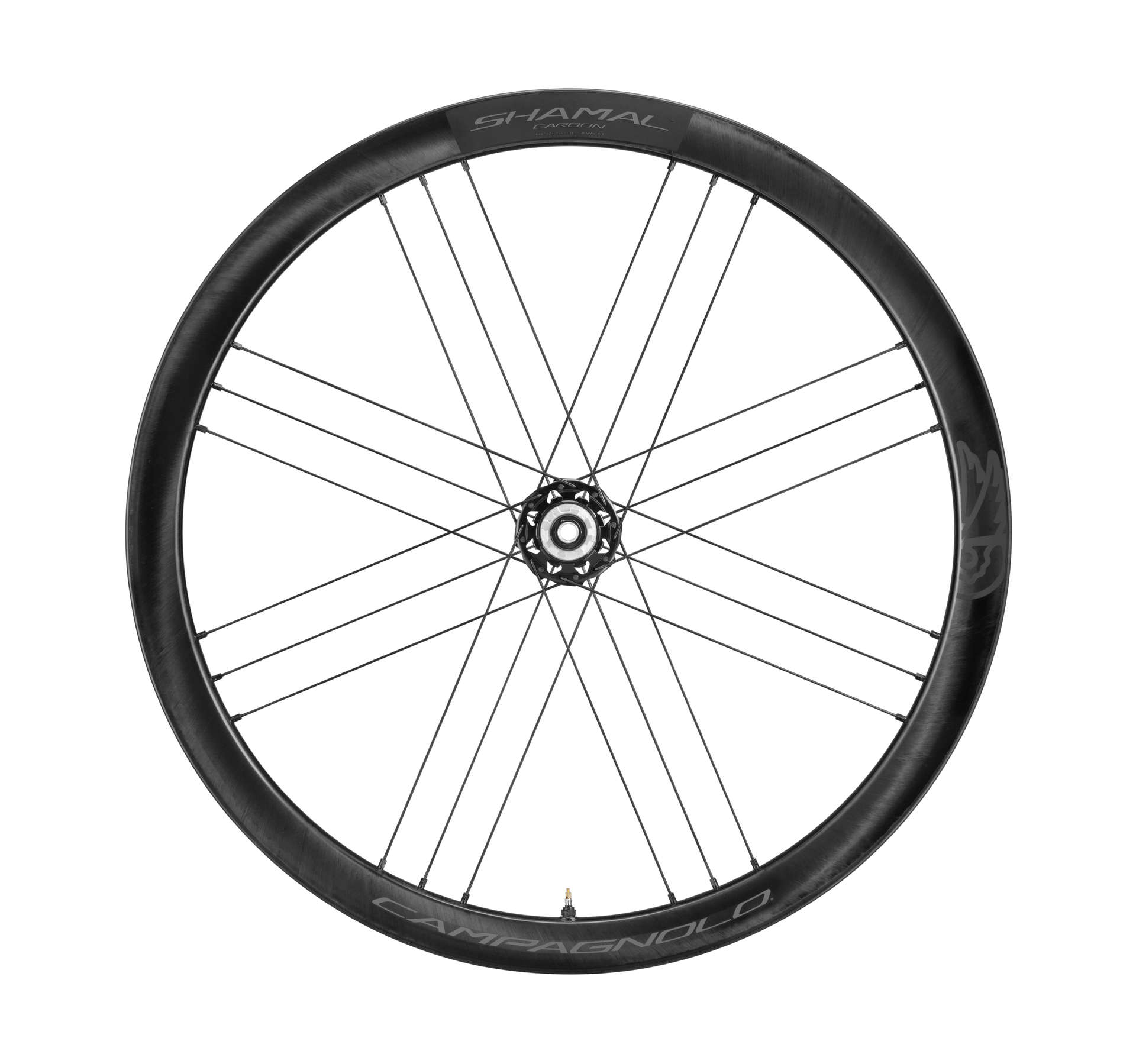 Campagnolo Shamal Carbon C21 Carbon Disc Race Wielset Zwart