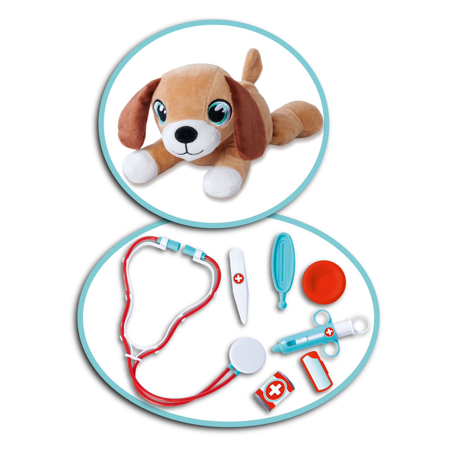 Dierenarts Speelset met Knuffel Hond