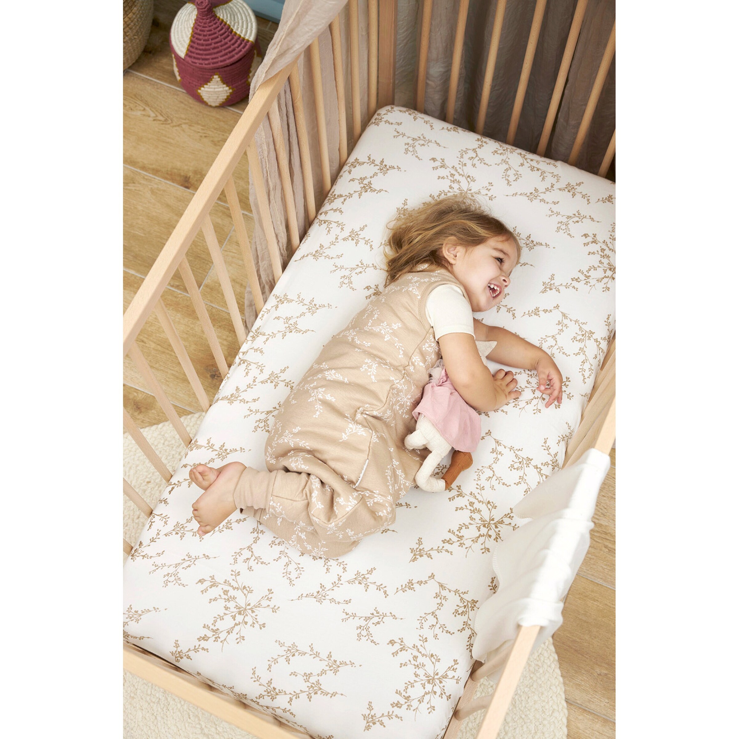 Meyco Baby Ganzjahres-Sleepoverall 2.0 TOG Branches