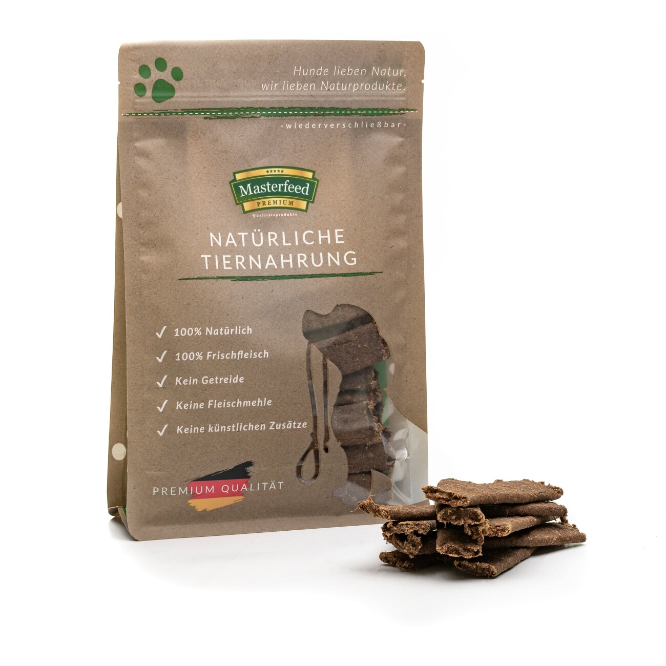Masterfeed Streifen Rind mit Pansen 500 g