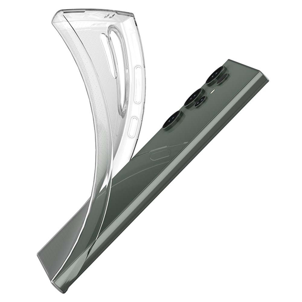Samsung Galaxy S24 Ultra Gummi Case Schutzhülle - Transparent