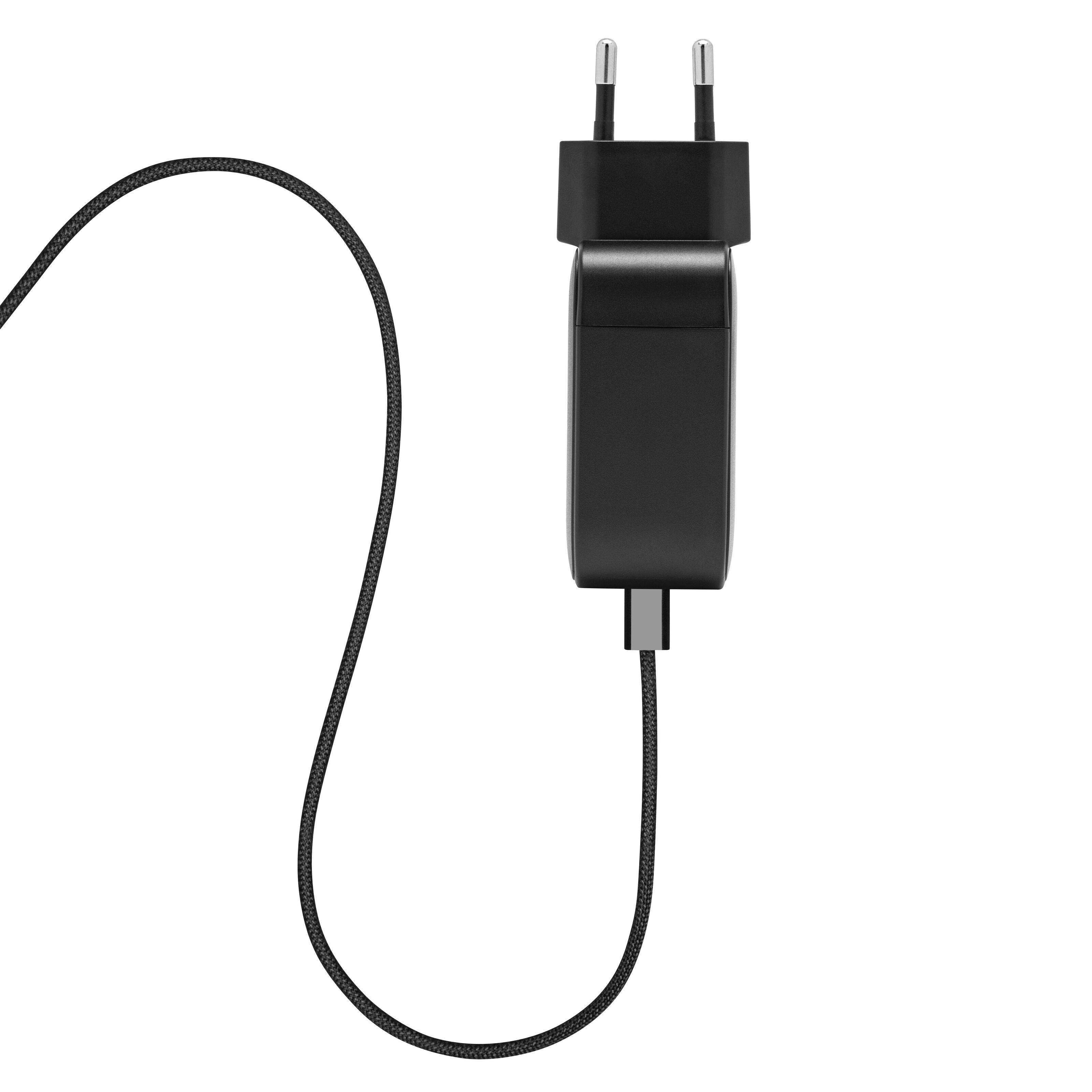 Linocell Flettet USB-C- til USB-C-kabel 240W Svart 1 m