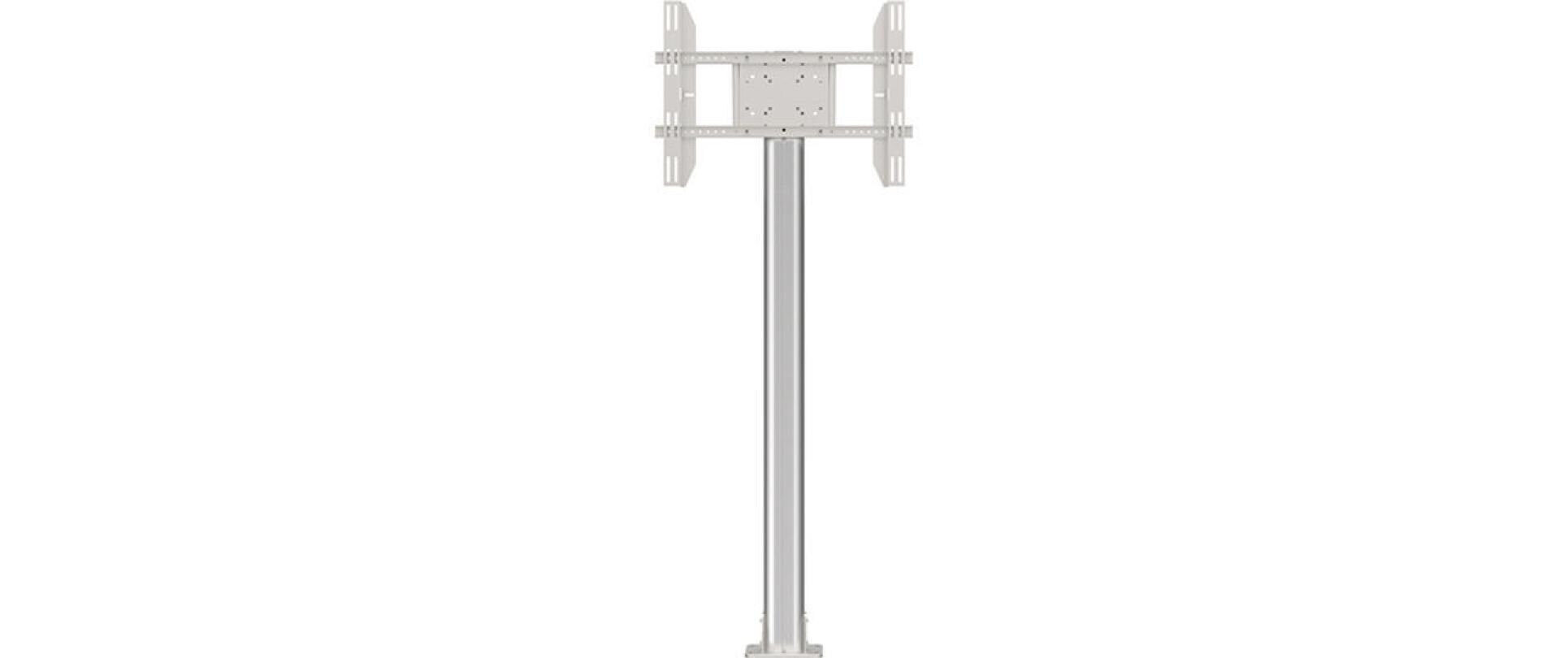 Standfuss 2395 Silber<br>Bodenmontierter Displayständer für sitzende oder stehende Zuschauer