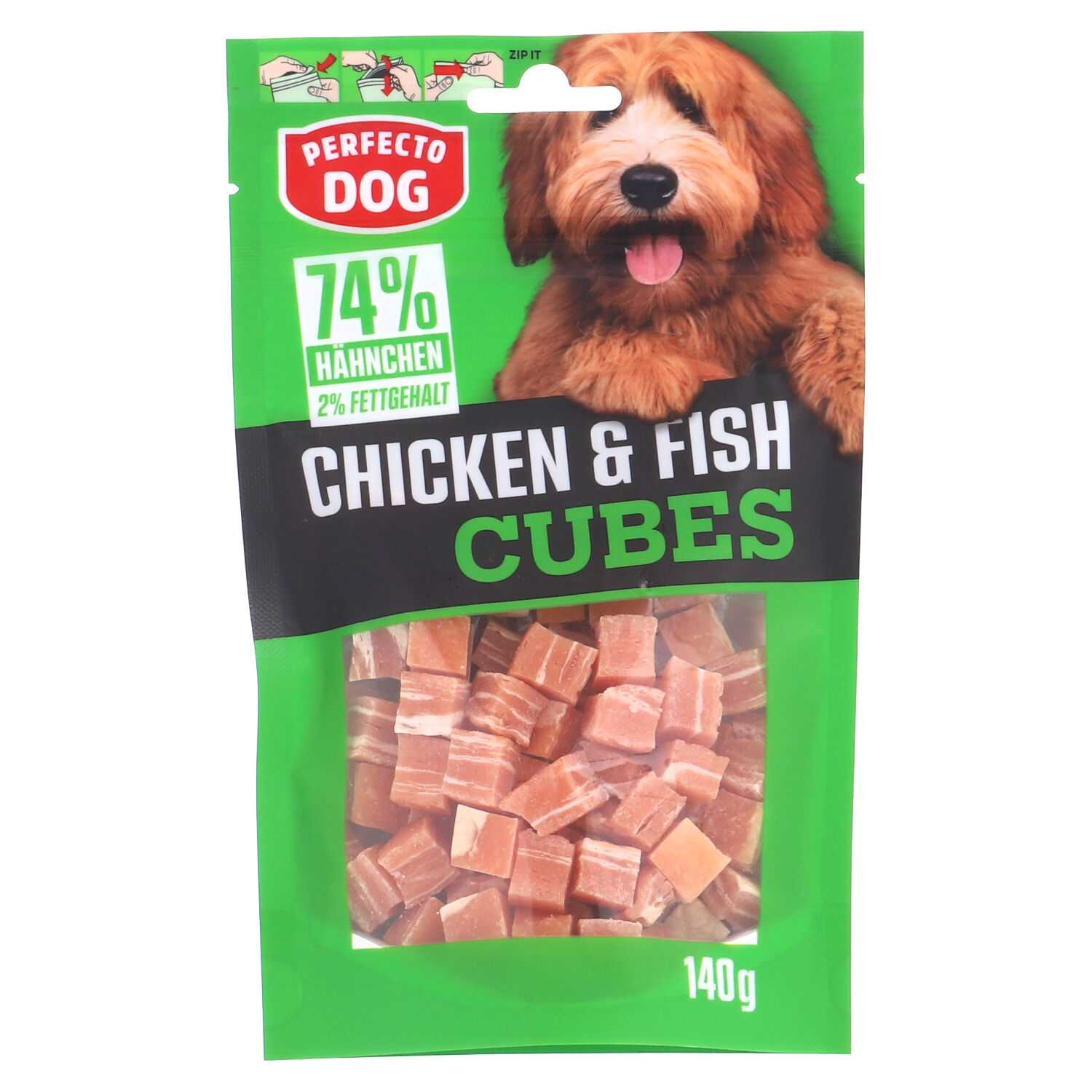 Hundesnack Cubes Huhn&Fisch