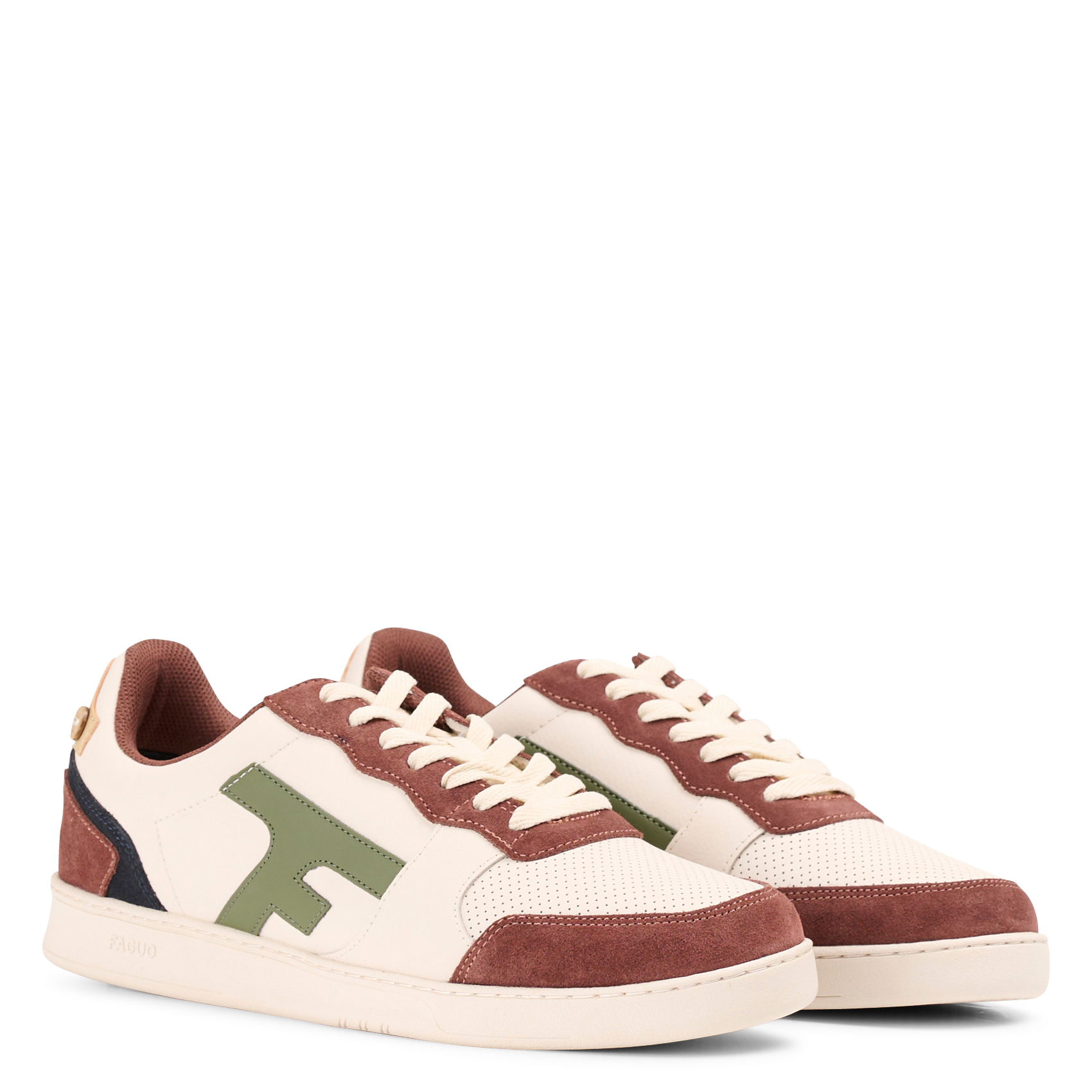 HAZEL - Baskets basses en cuir | Beige