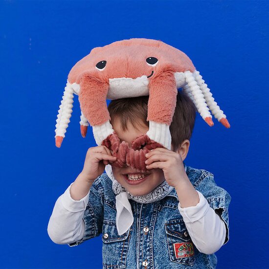 Ptipotos Peluche crabe Cassecou et son bébé   Terracotta        46 cm   de               Les Déglingos