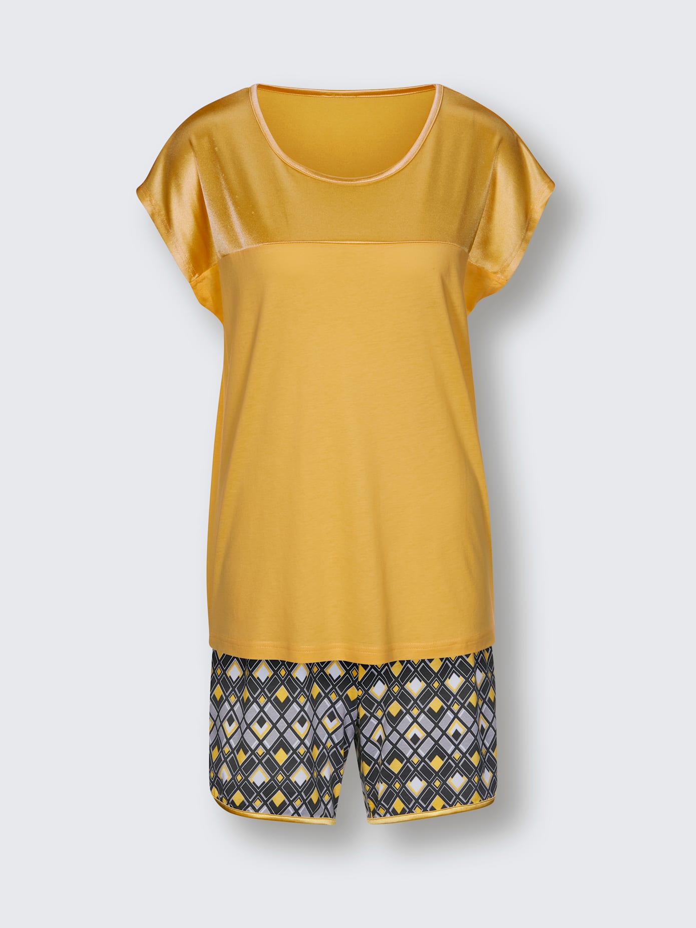 Pyjama court jersey fin