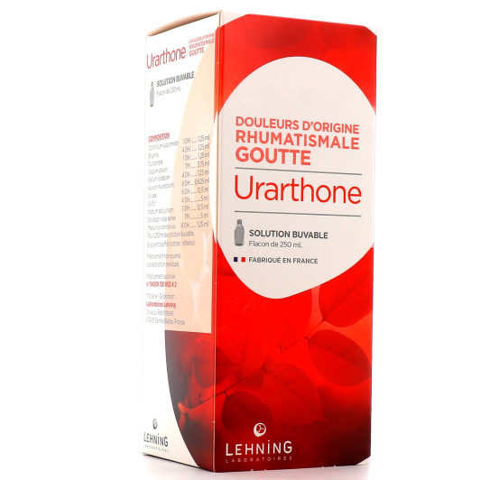 Lehning Urarthone solution buvable - Médicament rhumatismes, goutte