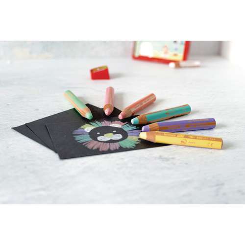 STABILO® woody 3 in 1 Pastell 6er-Set