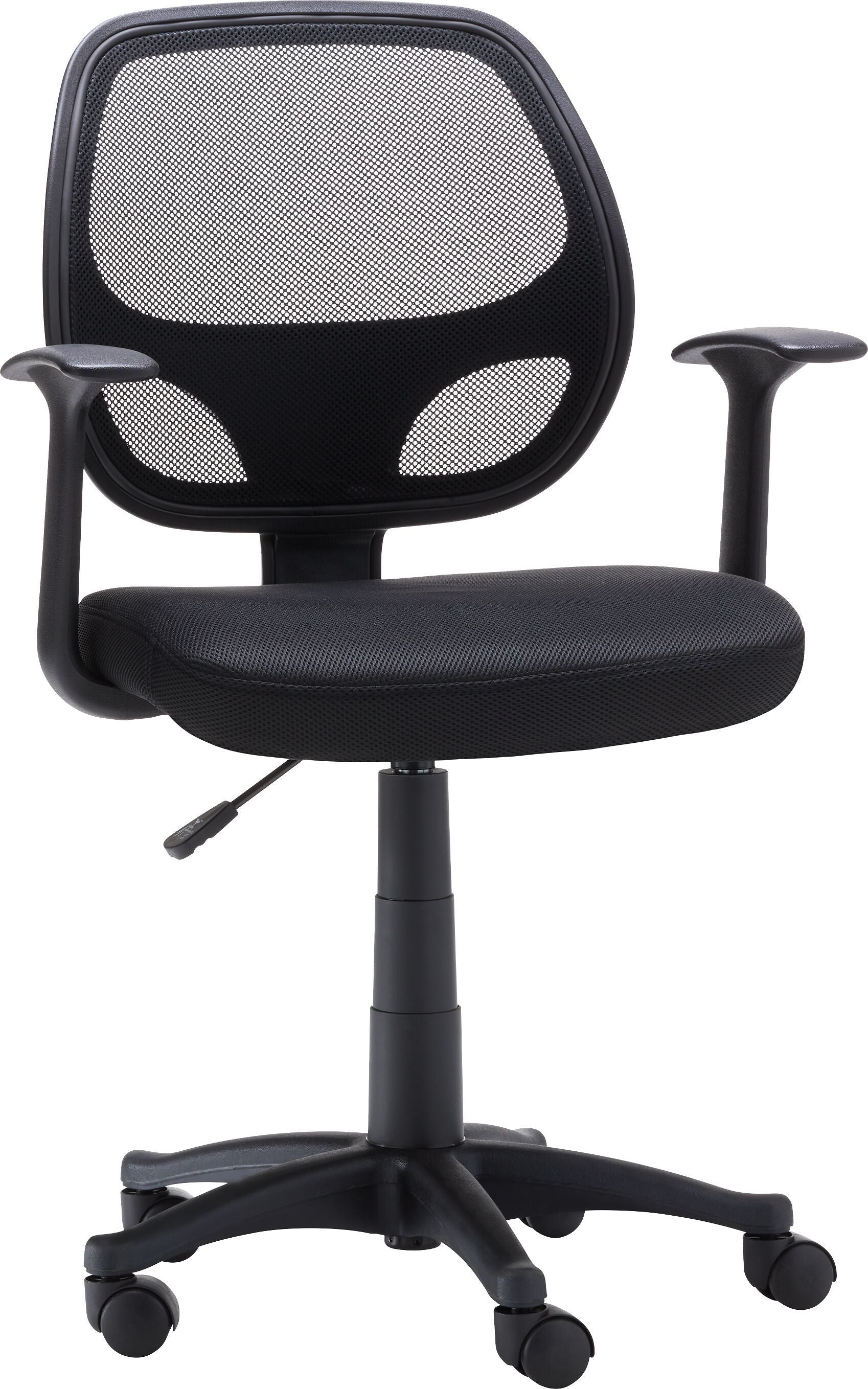 CARTER Bürostuhl - Schwarz / B: 59.0 cm x T: 53.0 cm x H: 87.5 cm
