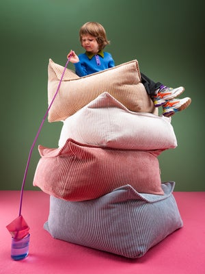 Wigiwama Kvadrat Puff, Marshmallow