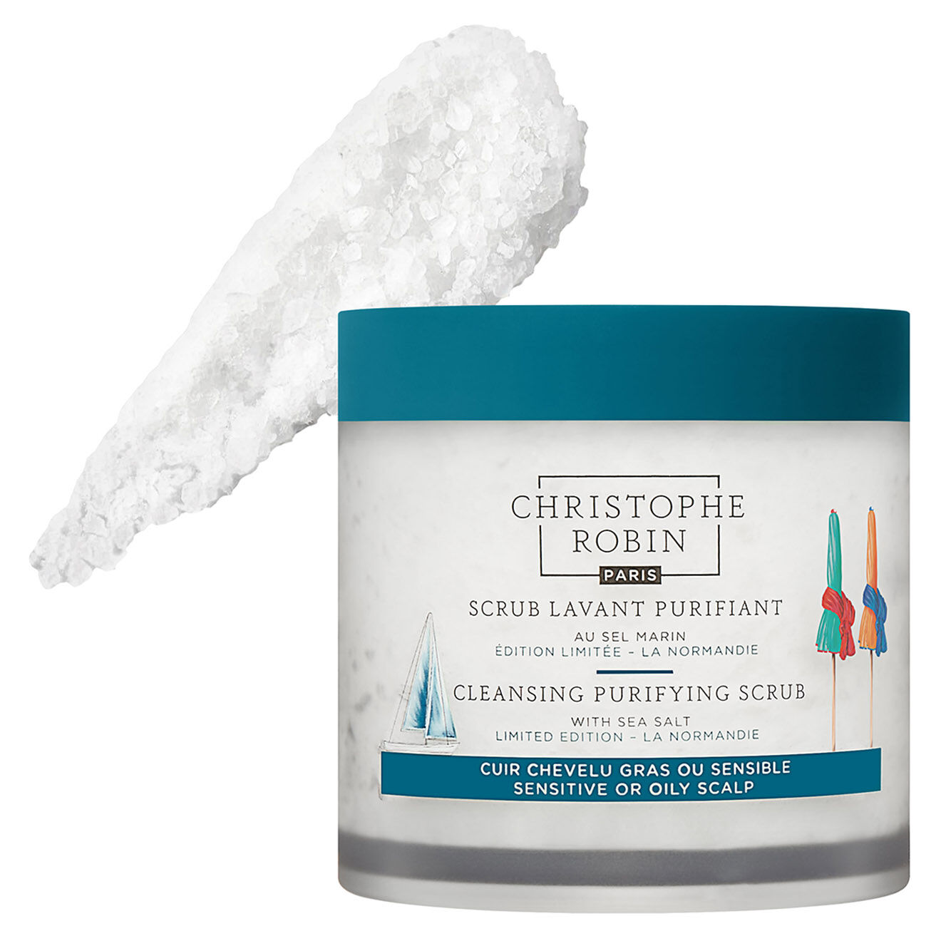 Christophe robin Scrub lavant purifiant au Sel Marin Édition Limitée Normandie - 250 ml