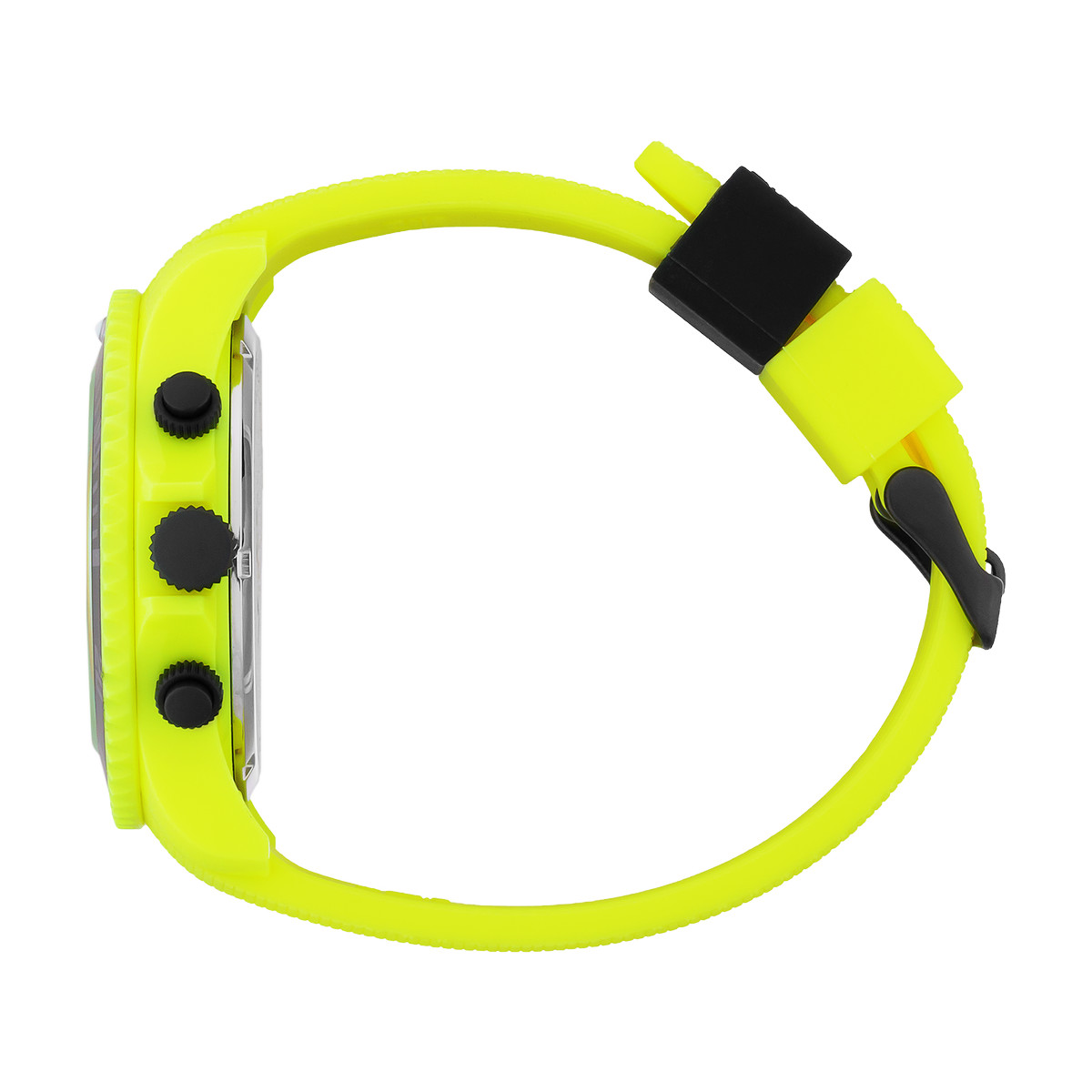 Montre Ice Watch Chrono Homme silicone jaune fluo