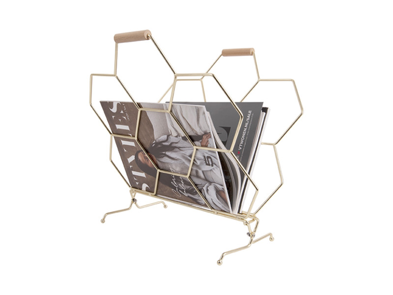 Magazine Rack Honeycomb PT3614BK Black