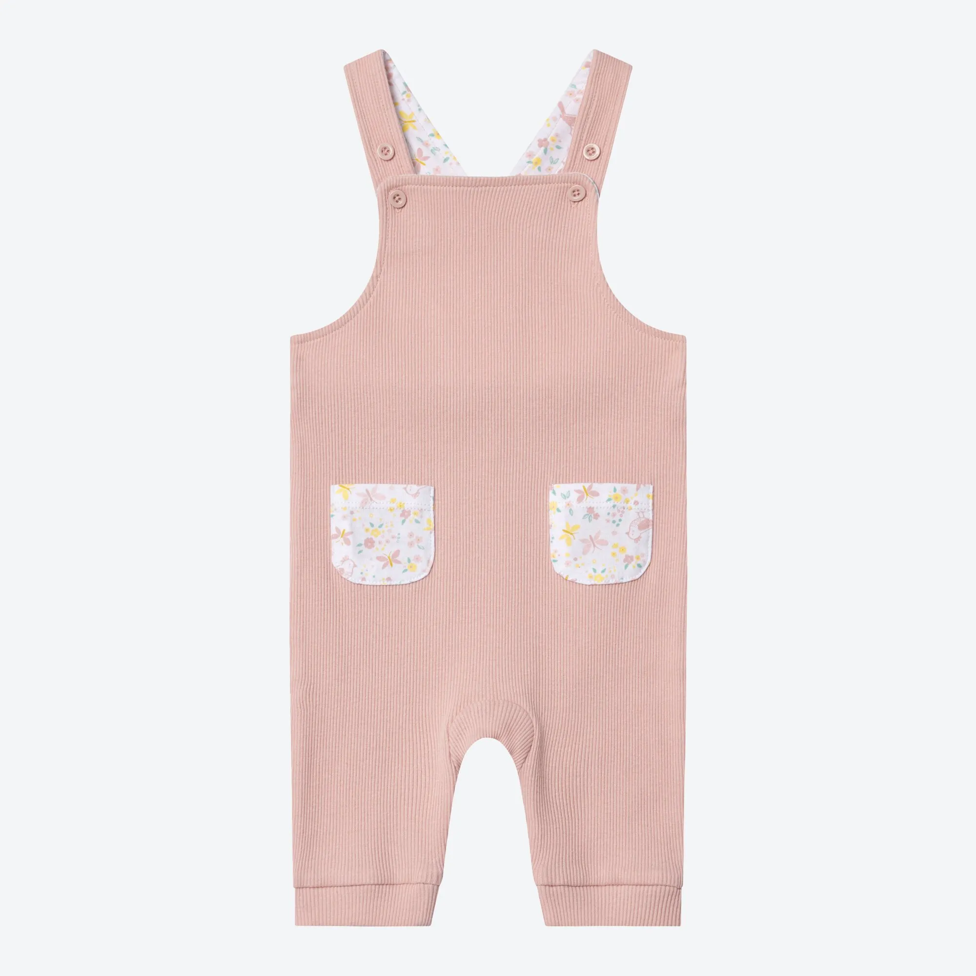 Baby-Mädchen-Set mit Frühlings-Muster, 2-teilig