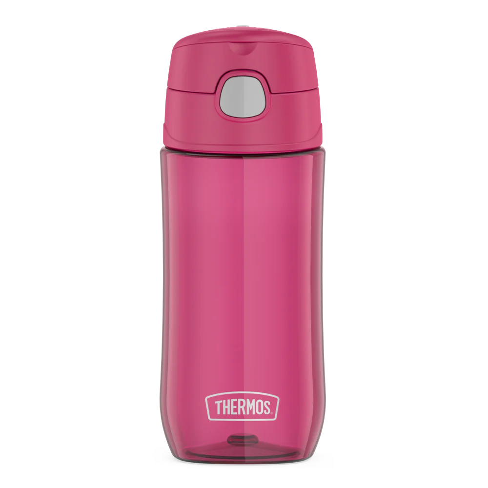 16oz THERMOS® KIDS PLASTIC WATER BOTTLE WITH SPOUT LID