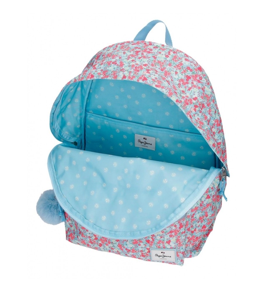 Pepe Jeans Mochila portaordenador Pepe JeansAide dos compartimentos adaptable a carro  multicolor