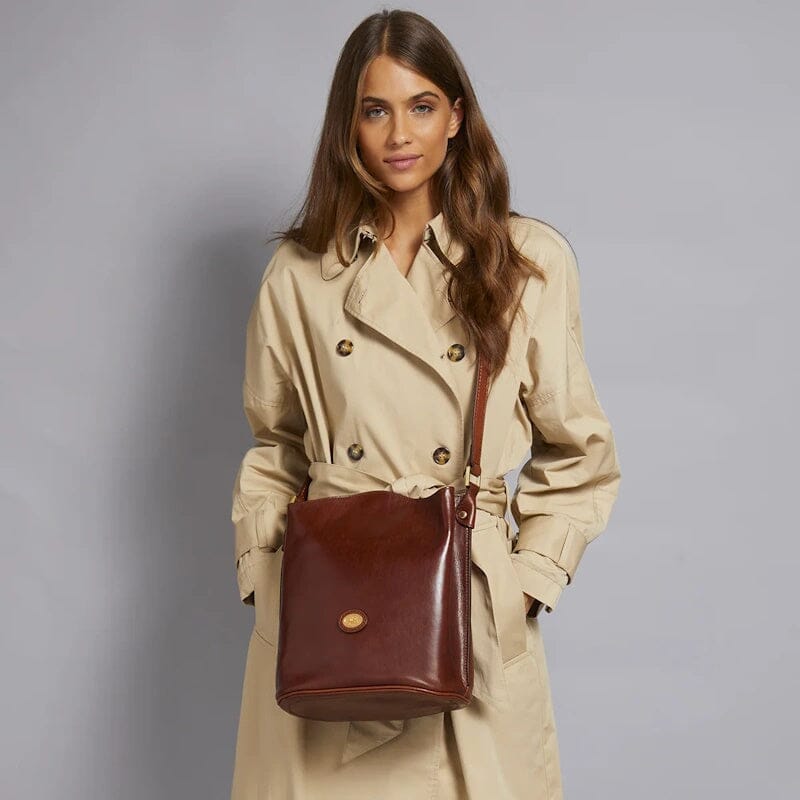 The Bridge Donna Story Bucket Bag Bruin