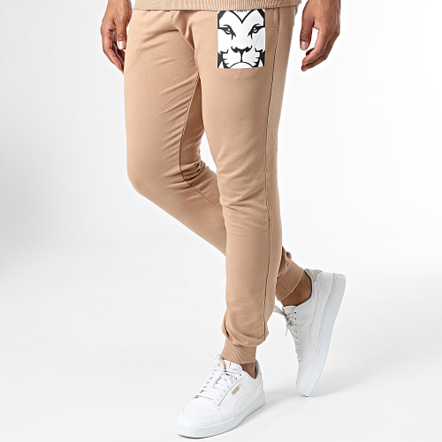 Ensemble Sweat Capuche Et Pantalon Jogging Vista Marron Clair