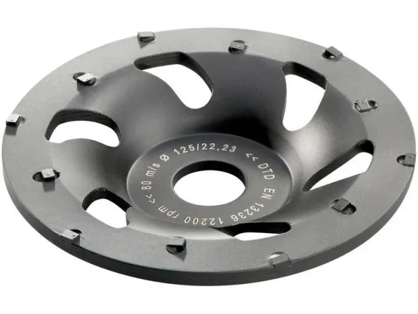 Metabo 628208000, Metabo, 12,5 cm, Grå, 80 m/s, 12200 rpm, 1 stk