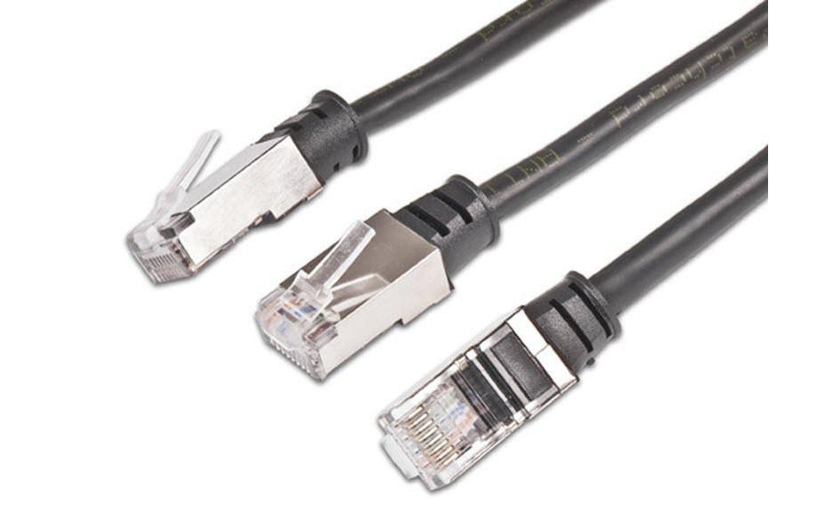 Patchkabel Cat 5e, F/UTP, 3 m, SchwarzWirewin Outdoor Patchkabel: 3m, schwarz