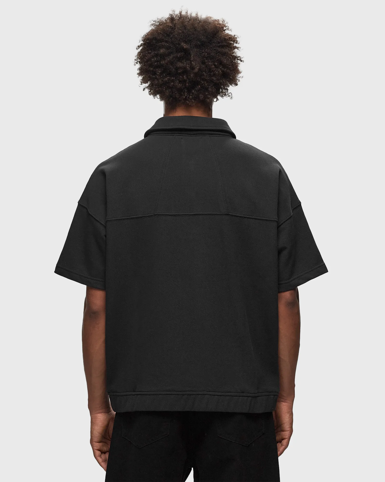 Rhude RHUDE PIQUE SNAP SHORT SLEEVE POLO