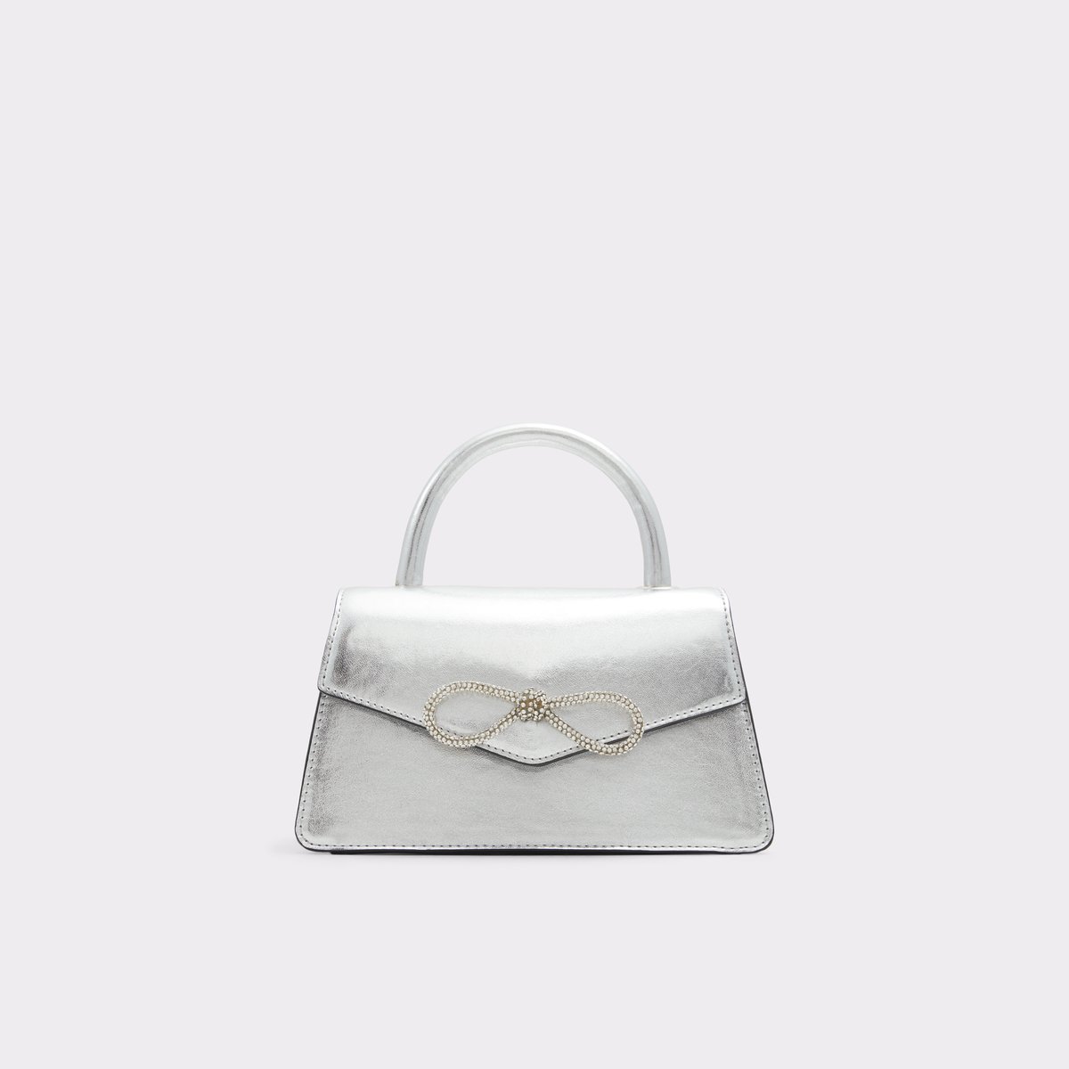 Ebadanten Silver Women Top Handle Bags