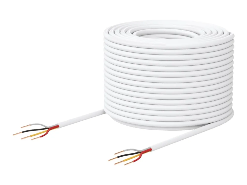 Ubiquiti - Bulkkalbel - 36 V - 152.4 m - plenum, solide ledere - hvid