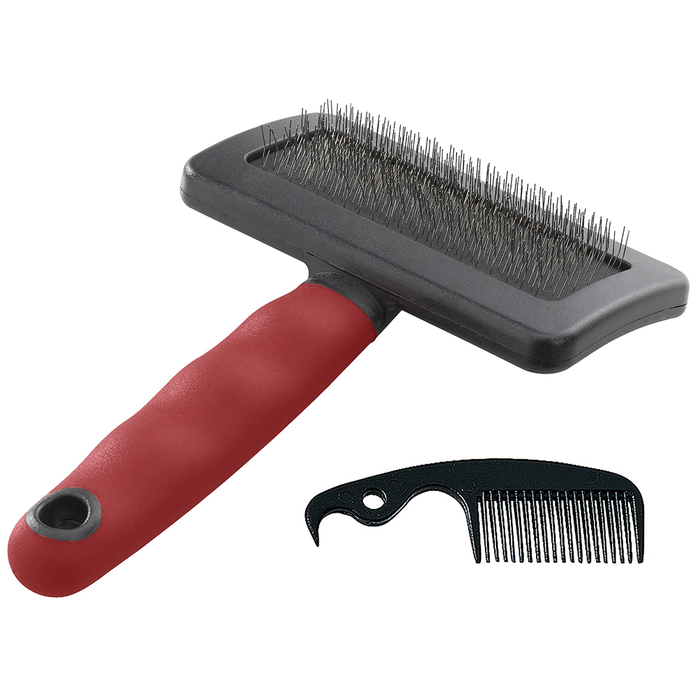Gro 5946 large ferplast brosse chiens chats poil moyen long sous-poil
