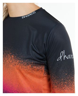 DHARCO Womens Race Jersey Black Snake Taille S