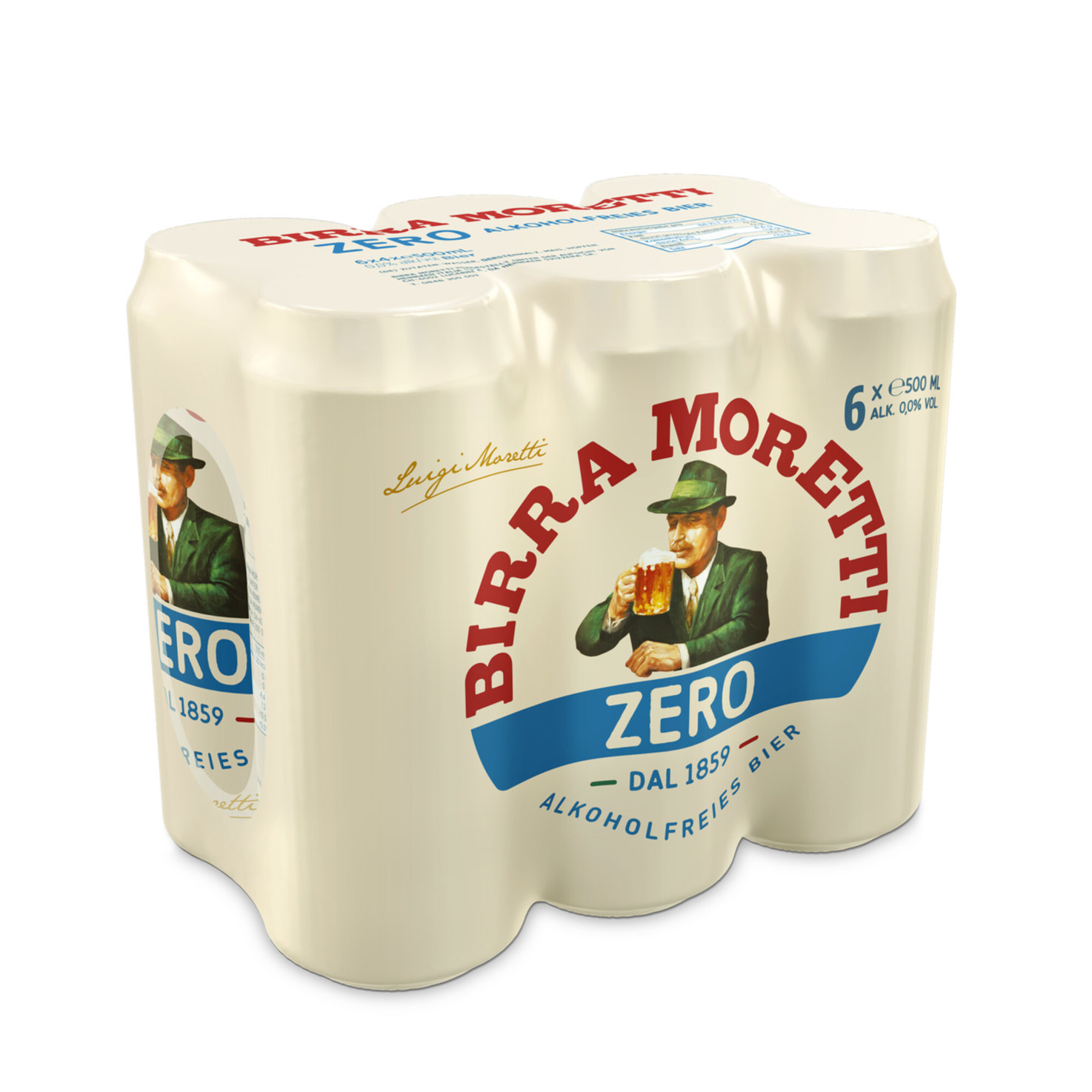Birra Moretti Zero 0.0% 6x50cl -300cl
