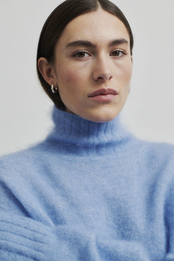 Second Female Ina Knit T-Neck Vista blue