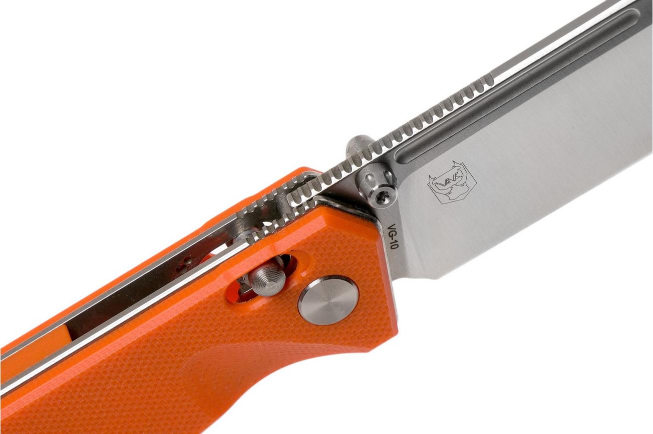 Real Steel Huginn 7651OS Orange G10 zakmes