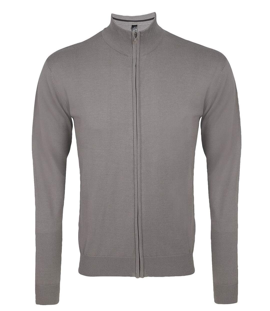 Gilet zippé - Homme - 00548 - gris moyen