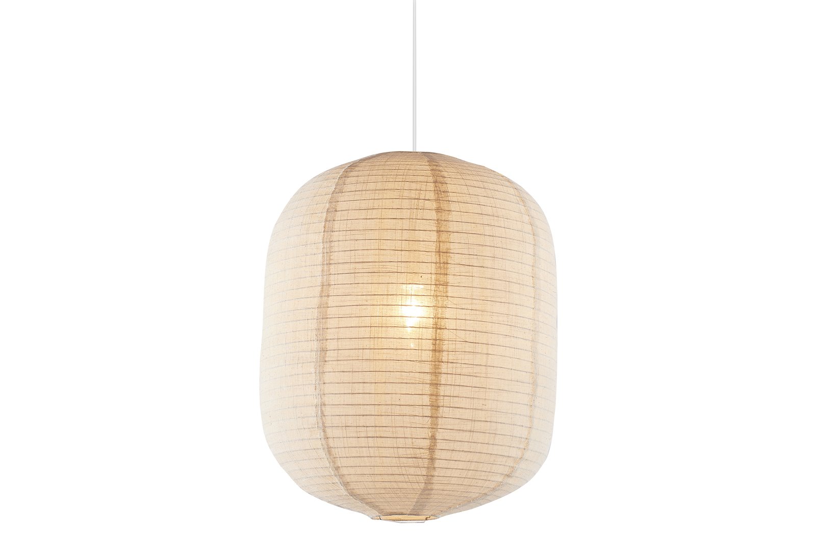 Tampa taklampe Ø35 cm med offwhite tekstil skjerm