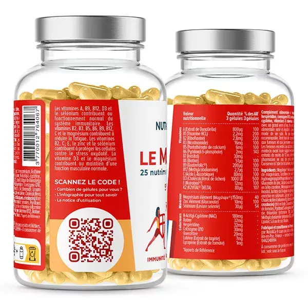Nutri&Co Multi Multivitaminas 25 nutrientes para imunidade 90 cápsulas