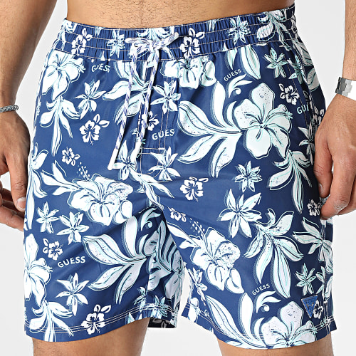 Short De Bain Floral F3GT18-TEL62 Bleu Marine