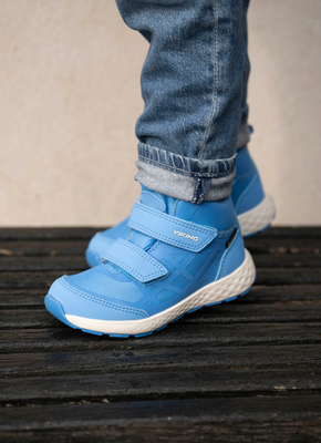 Viking Veme Reflex 2V Mid GTX Sneakers, Blue/Eggshell