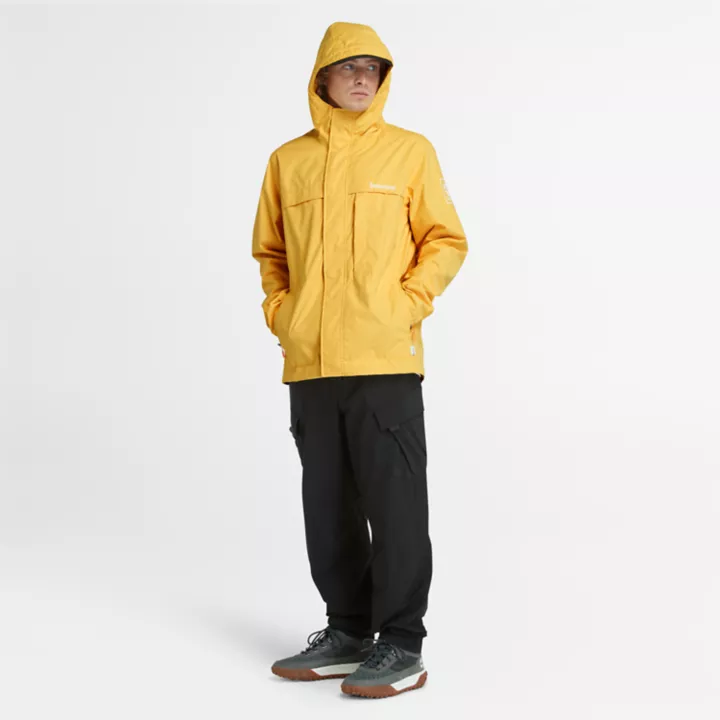Veste imperméable Benton pour homme en jaune