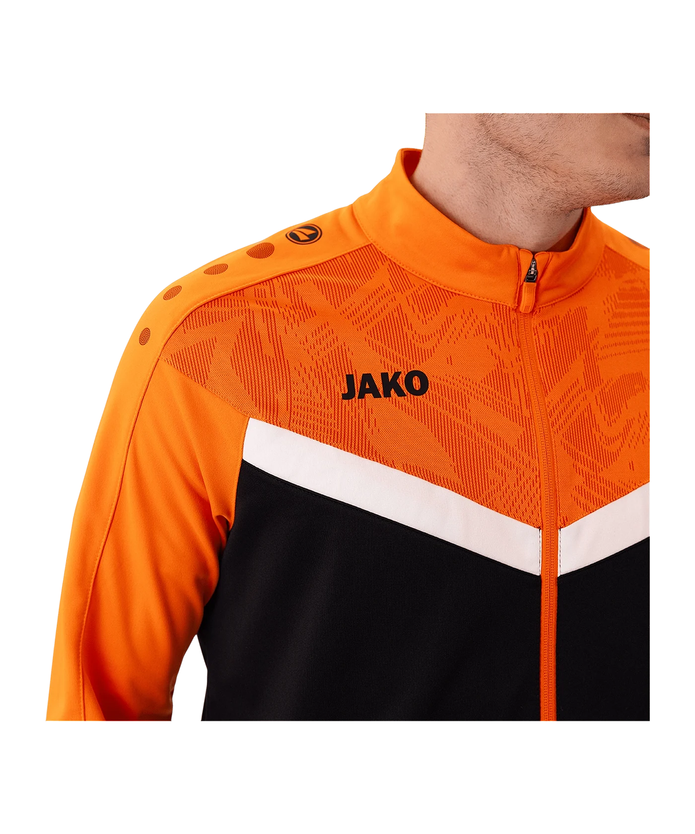 JAKO Iconic Polyester Jacke Schwarz F807