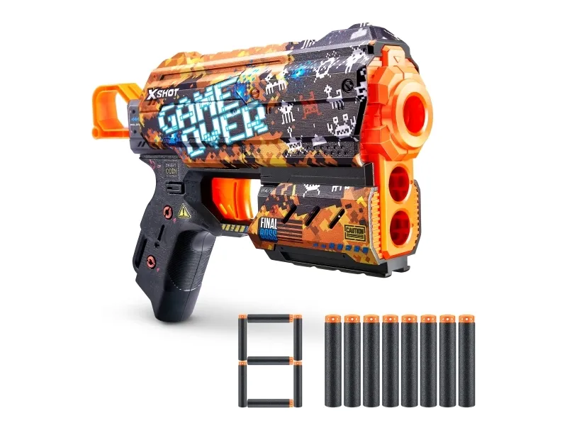 XSHOT legetøjsgevær Skins Flux, assorteret, 36516 (ZUR-36516)