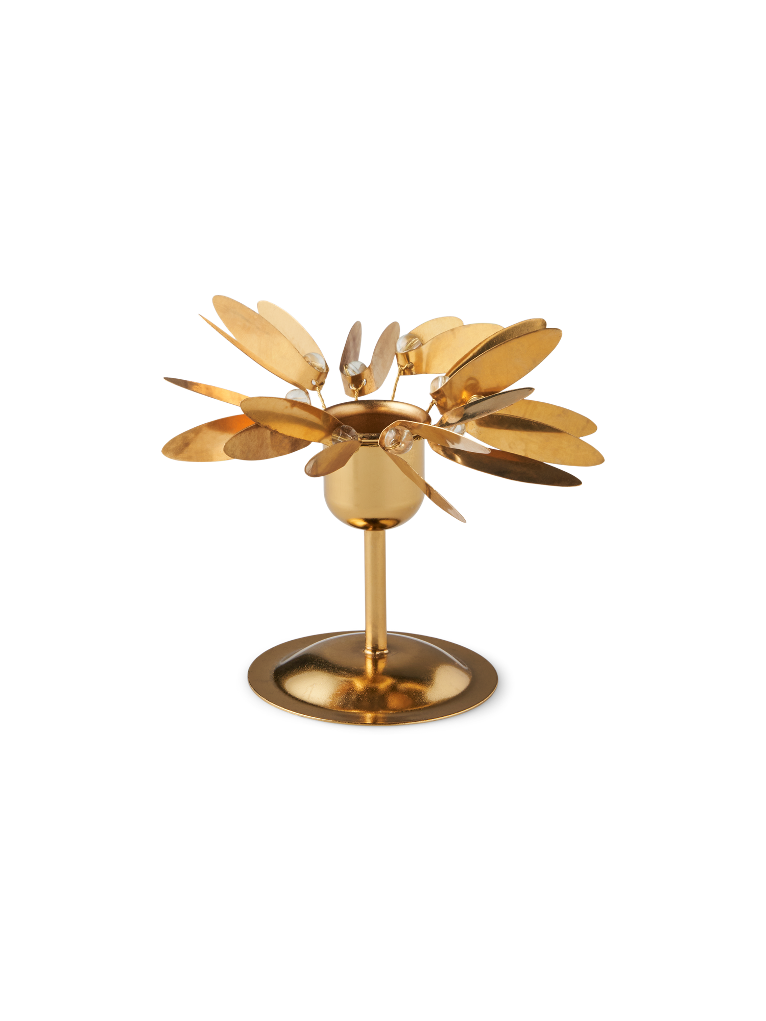 Lysestage | Jern. 6,5 cm. | Brass