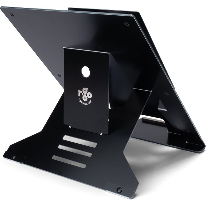 R-Go Tools Support pour ordinateur portable R-Go Riser Document, ergonomique, pliable et réglable avec porte-documents, noir