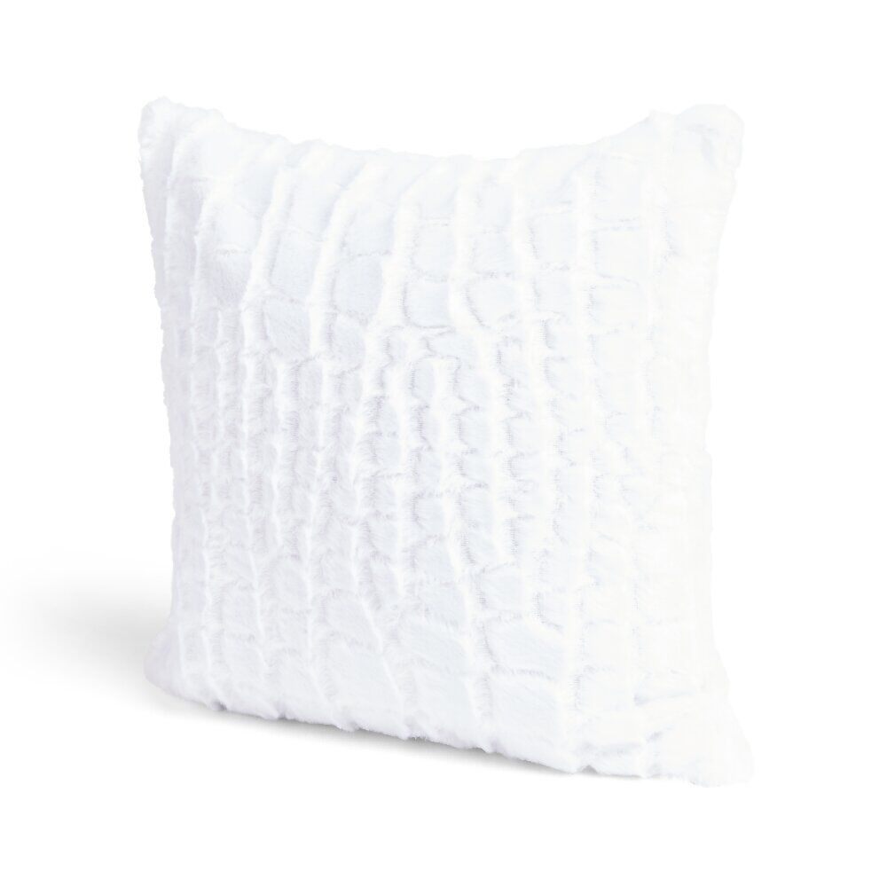Housse de coussin gaufré 40x40cm polyester 280g/m² - 3 coloris