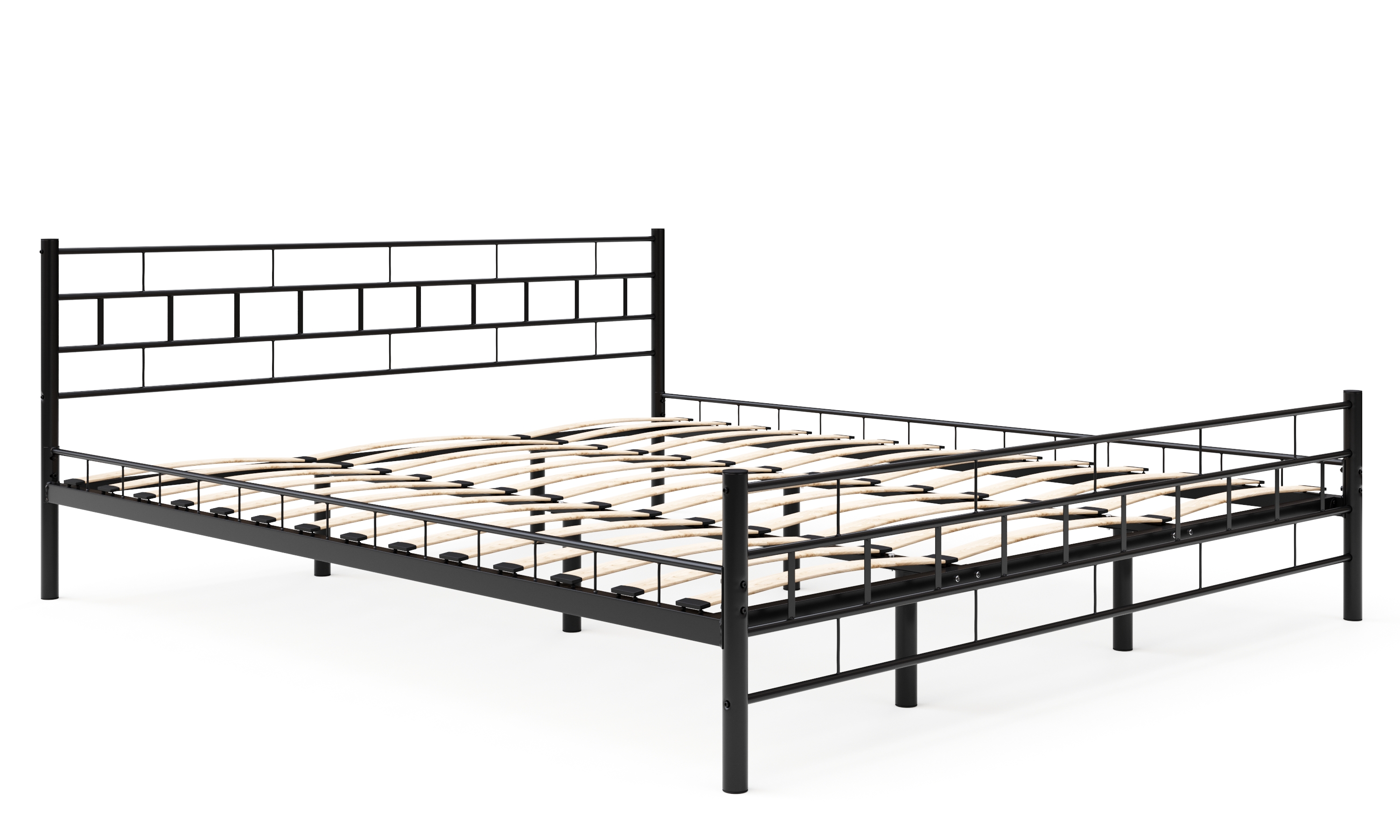 Metallbett CIEL 180 x 200 cm schwarz