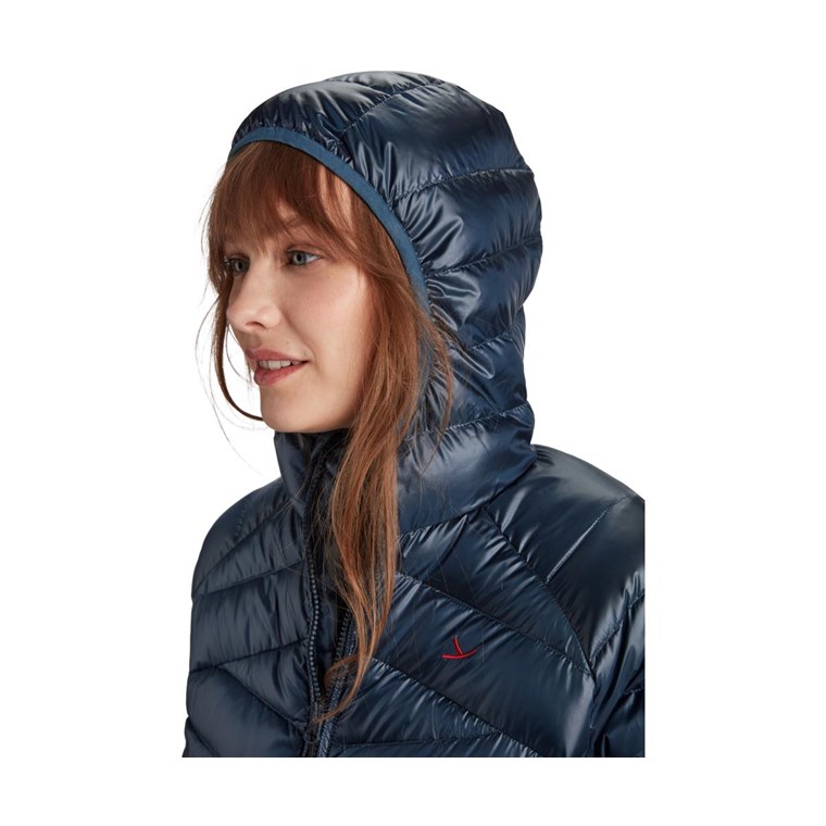 Nordisk Pearth Lightweight Down Coat Women Dress Blue