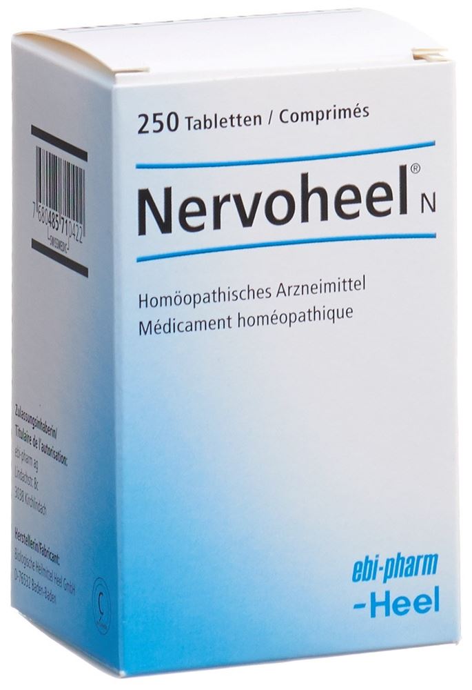 NERVOHEEL N Tabl Ds 250 Stk<br>250 Stück, Dose, Tablette