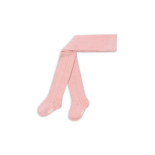 Konges Sløjd Wool Pointelle Strømpebukser, Rose, 104-110 cm